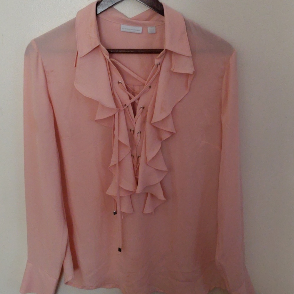 NY&Co ruffle blouse
